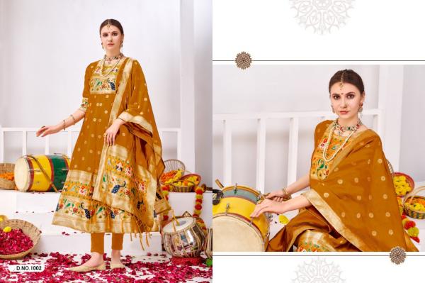 Smit Muhurtham Paithani Designer Kurti Dupatta Collection